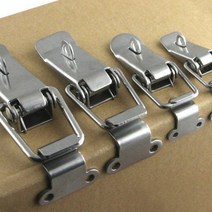 직각 앵글 고정 좌물쇠 걸고리 잠금장치 꺽임 버클 매미고리, D) 특대