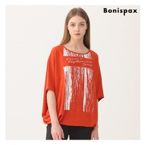 보니스팍스 보니스팍스 프린트레터링블라우스-MG79BL152