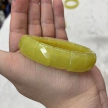 욕실커튼 천연 레몬 옥 비즈 팔찌 원석 쥬얼리 뱅글 파티 액세서리 여성용 선물