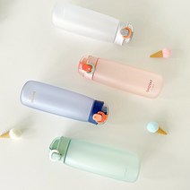 르모네 원터치 스테이 물병 어린이물통, 600ml, 네이비