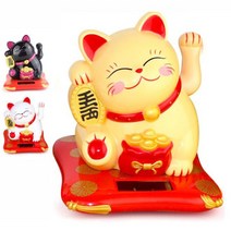 손흔드는고양이 일본 고양이 장식 춤추는 인형, 소-화이트