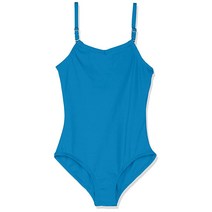Capezio 여아용 캐미솔 레오타드 조절 가능한 스트랩 포함 - 여아용 터키석.