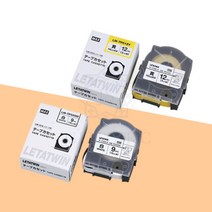 반도 MAX 튜브넘버링기 라벨테이프 기타소모품 전시리즈 전규격 전색상, LM-TP305(노란색), 3시리즈_5mm