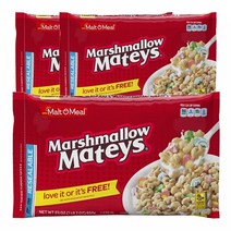 몰트오밀 마시멜로우 메이티즈 시리얼, 652g, 3개