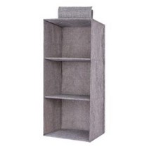 키밍 옷장 행거 수납함 패브릭 정리함 트레이 걸이형 H3228, 3단