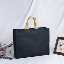 심플 심플한 튼튼한 질긴 질기고 가벼운 바닥면 컬러 부직포 손잡이 쇼핑 선물 보조 가방 백