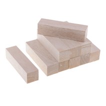 GHSHOP 5/10 팩 사진 블록 공예 및 DIY 프로젝트 어린이 장난감 모델링 제작을 위한 미완성 발사 나무 블록 나무 막대