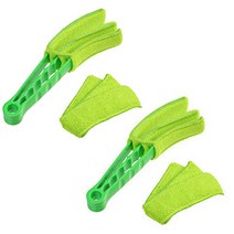 에이투지몰 극세사 블라인드 청소막대 + 추가리필용걸레 증정 버티칼 에어컨용 틈새청소기, 그린, 2개