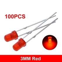5 색 20 개 = 100 개/1 F3 3mm LED 다이오드 조명 모듬 키트 녹색 파란색 흰색 노란색 빨간색 부품 DIY, one option, 10pcs Green