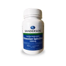 (NZ 발송) 샌더슨 인증 비 GMO 하와이안 스피루리나 Spirulina 1000mg 90정