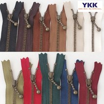 퀼팅맘 YKK지퍼 앤틱 자크 (빈티지 물방울), 03. 베이지[30cm]