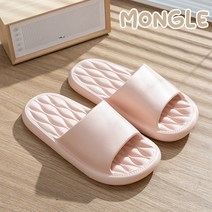 MONGLE 층간소음방지 실내화 무소음 EVA 슬리퍼, 핑크