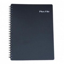 플러스화일 20매 메카라인 블랙 PP재질 트윈스프링스프링파일 장식화일 화일 바인더 스프링장식화일 장식파일서류 파일 파일정리 플러스화일 20매 1개입 문구도매 문구사이트, 본상품