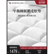 구스토퍼 두꺼운 침대토퍼 고급호텔 겨울 다운랜드 구스다운 매트리스 호텔 두툼 학생, 02 흰색
