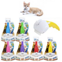 풀리이지 고양이 죽은털 제거 브러쉬 소, 레드, 1개