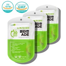 비타민AE 온가족 간편 부모님 노인 어르신 60대 50대 40대 70대 80대 어르신 초등학생 어린이 청소년 성장기 중학생 수험생 고등학생 고3 멀티 비타민 AD 종합 영양제, 비타민ADE 30정 X3포