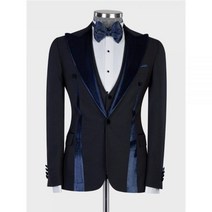 조끼베스트 니트 롱 셋업 가을 트위드 스플라이스 벨벳 모던 2 피스 블레이저 조끼 남성용 정장 단추 피크 라펠 포멀 파티 웨딩 신랑 플러스 사이즈 맞춤형