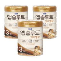 앱솔루트 엄마가 만든 프리미엄 명작 분유 3단계, 800g, 3개