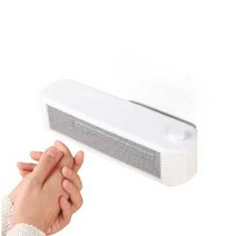 전기 히터 미니 온풍기 컨벡터 사무실 테이블 난로, 고급형 테이블 온풍기 화이트