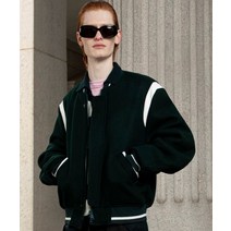 엘무드 프레피 스타디움 재킷 딥 그린 PREPPY stadium 자켓