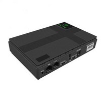 미니 휴대용 UPS EU 5V/9V/12V 무정전 전원 공급 장치 10400Mah 36W UPS 220V 가정용 배터리 백업 용품, 03 black 36w 10400_01 EU