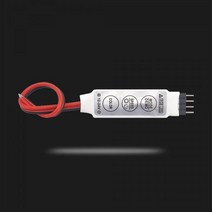 12V RGB LED바 컨트롤 리모컨 모듈RGB LED바 컨트롤리모컨 모듈 RGB 유선모듈 RGB 모듈 RGB색상변환 무지개LED, 단일(상품)_