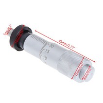 전자 디지털 마이크로미터 내부 외부 다이얼게이지 원형 0-13mm 범위 마이크로 미터 헤드 측정 도구 회전 C5AC, 한개옵션0