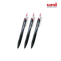 제트스트림 유성볼펜 SXN-150-10 1mm, 레드, 3개