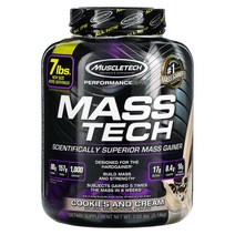 머슬테크 Mass-Tech 체중 증가제 쿠키앤크림 3.18 kg