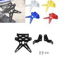 오토바이 번호판 홀더 브래킷 YAMAHA YZ80 85 YZ125 250 YZ250F YZ426F 450F TTR600 XT250X, 04 Black