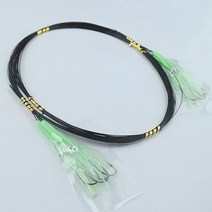 L1 선상갈치채비 블랙라인 꼴뚜기 뉴카본바늘, L1-뉴카본 꼴뚜기 블랙 (10개입)