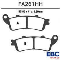 EBC 01-17 골드윙1800 프론트 브레이크패드 FA261HH