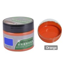 가죽쇼파수리 가죽리폼 소파수리 가죽 수리 젤 리컬러 크림 액체 리퍼브 자동차 좌석 소파 가구 신발 가방, 05 주황색