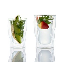 까사무띠 이중내열유리 싱글월더블월 32종, 12 더블월 이엘로L 450ml 2P