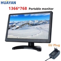 휴대용모니터 11.6 인치12 인치 휴대용 모니터 LCD HD 미니 TV 컴퓨터 PS3PS4 라즈베리 파이 CCTV 비디오, 04 12 - 1366x768