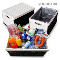 지니 방수 만능박스 캠핑 리빙 폴딩박스 다용도정리함 46L, 단품, 1개