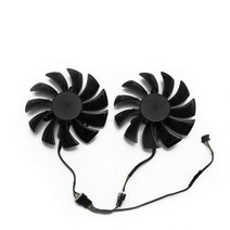 [해외] ZOTAC GAMING GEFORCE RTX 2080 2080TI AMP 그래픽 카드 냉각 팬용 3 ORIGINAL GA92S2U DC12V 0.46A RTX2080 T, 2PCS