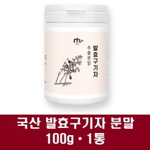 발효 구기자 추출분말 가루 차 국산구기자 고지베리 김치유산균 말린 베타인 비타민c 티아민 플란타럼 효능, 1통