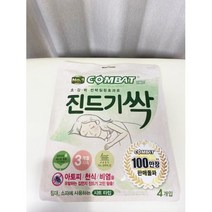 컴배트 진드기싹 시트 타입 4개입, 단품