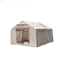 공기주입형 텐트 캠핑 쉘터 동계 장박 텐트 5-8 방수, 클라우드 13.86 야외 풍선 텐트 옥스포드