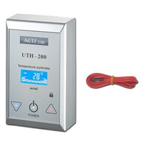 우리엘전자 난방필름 온도조절기 전문설치업체 상담환영 UTH-200 색상-실버 국산센서, UTH-2000 건식센서