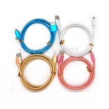 가성비 편조 패브릭 나일론 마이크로 USB 충전기 케이블 코드 XR 맥스용 1M 8 핀 200 개, 01 1M 3FT_02 마이크로 usb cable