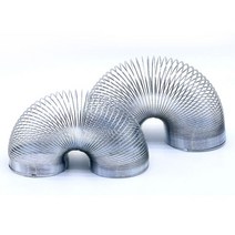 띠용 스프링 완구 추억의 용수철 장난감 메탈 매직 슬링키, 메탈스프링 소 1개