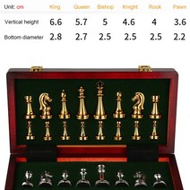 체스 판 말 성인 어린이 체스판 품질 가족 게임 나무 높은 금속 장난감 중세, 1.1 Set Chess