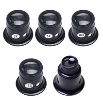 루배 lupe 단안 돋보기 돋보기 시계 제조 업체 루페 렌즈 보석상 시계 eye len 수리 도구 3x5x10x 15x 20xx, 20배