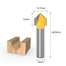 목재 목공 공구용 8mm 씽크 템플릿 트림 힌지 장붓구멍 라우터 드릴비트 도브테일 밀링 커터 저렴한 가격 1 피스, NO36