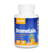 Jarrow Formulas 자로우 브로멜라인 효소 1000GDU 60 정, 1개, 기본