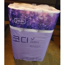 코디 라벤더 3겹 롤화장지 30 m, 5팩, 30개