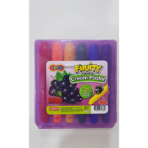 동아교재 토루 프루티 크림파스텔 6색 과일향기 파스넷 어린이집생일선물