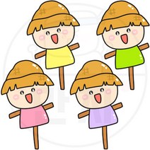 만자디자인 가을 컷도안 / 행복한 허수아비들 / 학교 유치원 어린이집 가을환경구성
